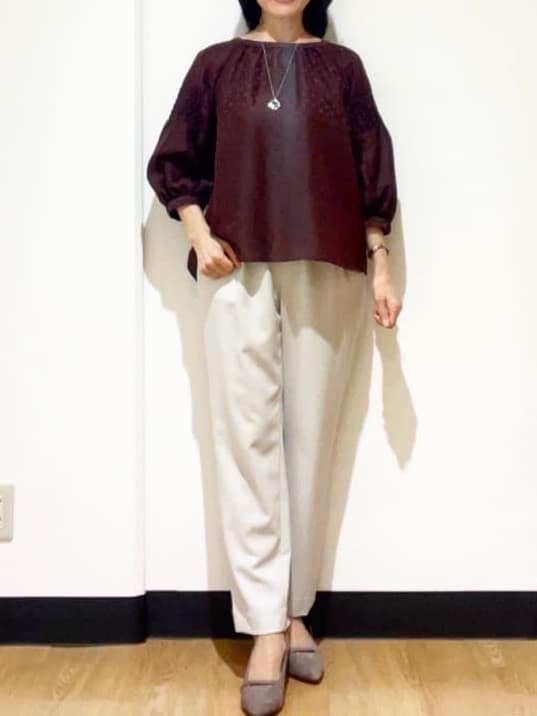 フクさんの「Reflect｜【パンツにもスカートにも合わせやすい◎】ライティブルゾン」を使ったコーディネート