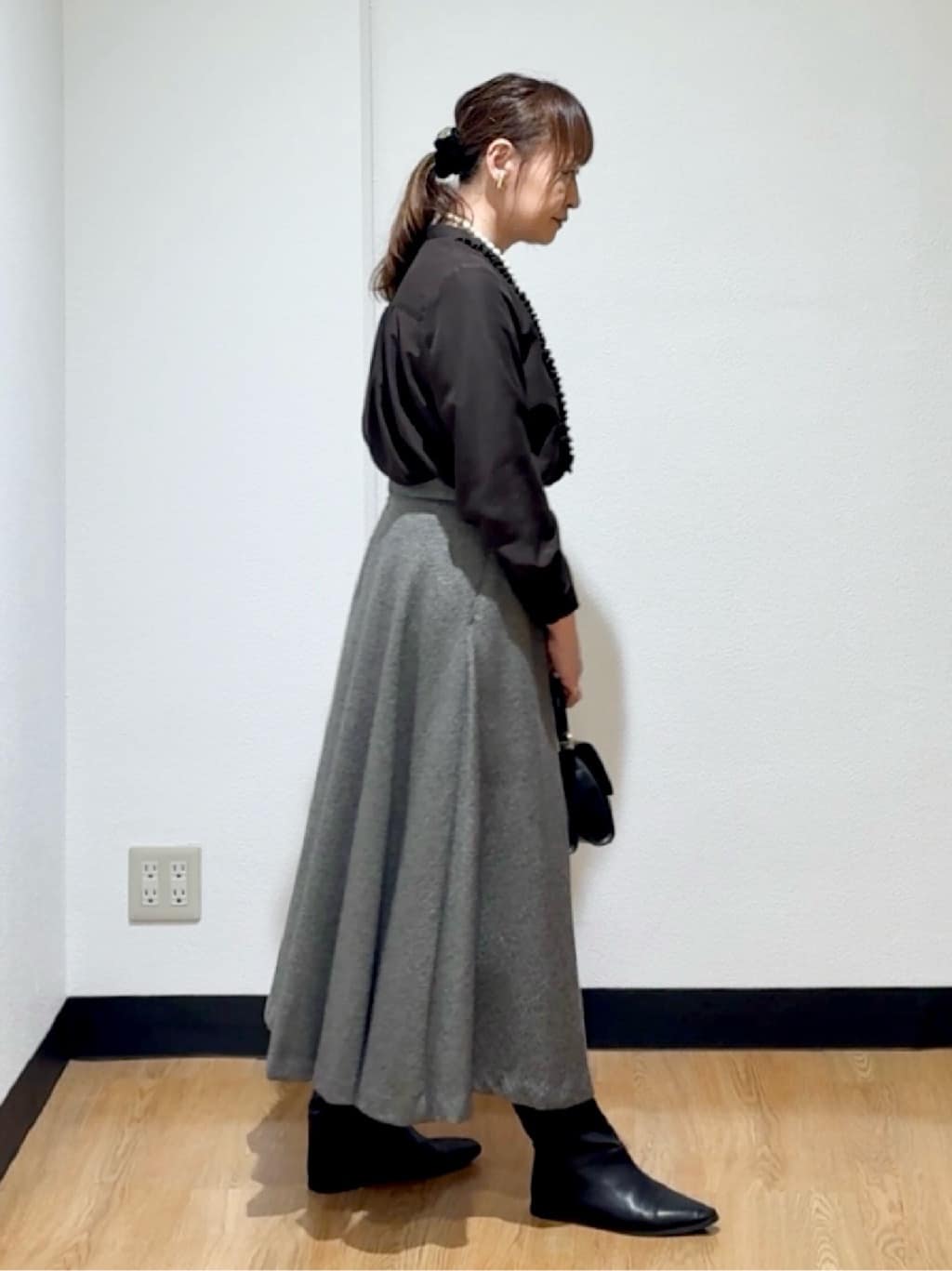 ʏᴜᴋɪᴋᴏさんの「UNTITLED｜【8色展開/体型カバー】魅せるタイムレスニット」を使ったコーディネート