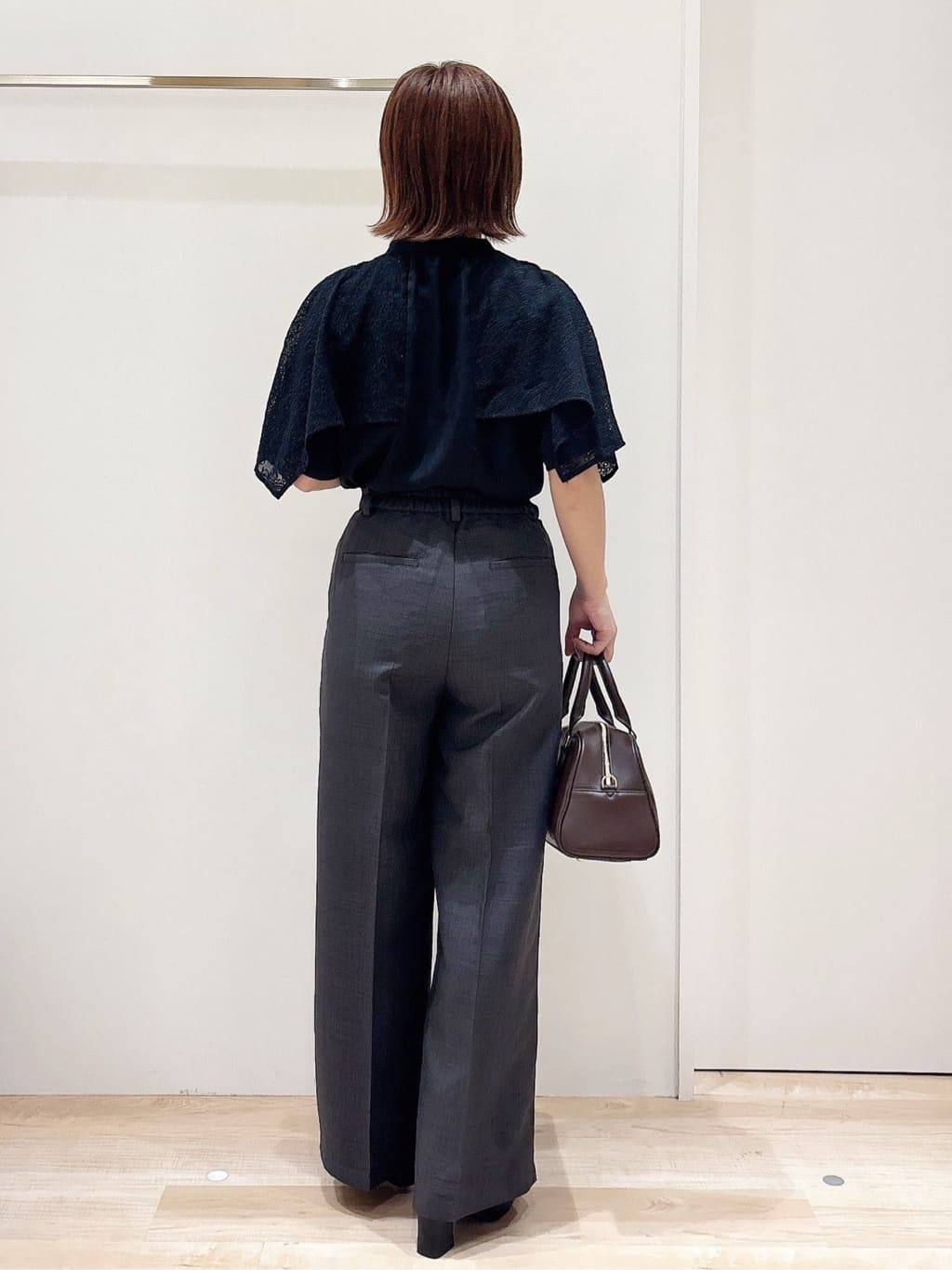 MIYUさんの「grove｜【カセット服】洗えるストレートワイドパンツ」を使ったコーディネート