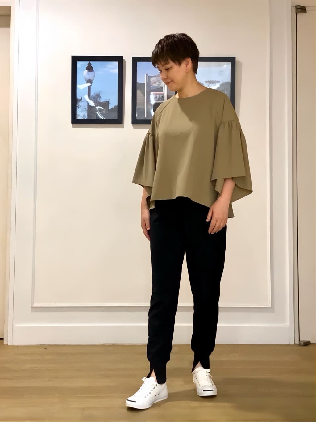 Hiroさんの「Dessin｜【洗える】ジョガーパンツ」を使ったコーディネート
