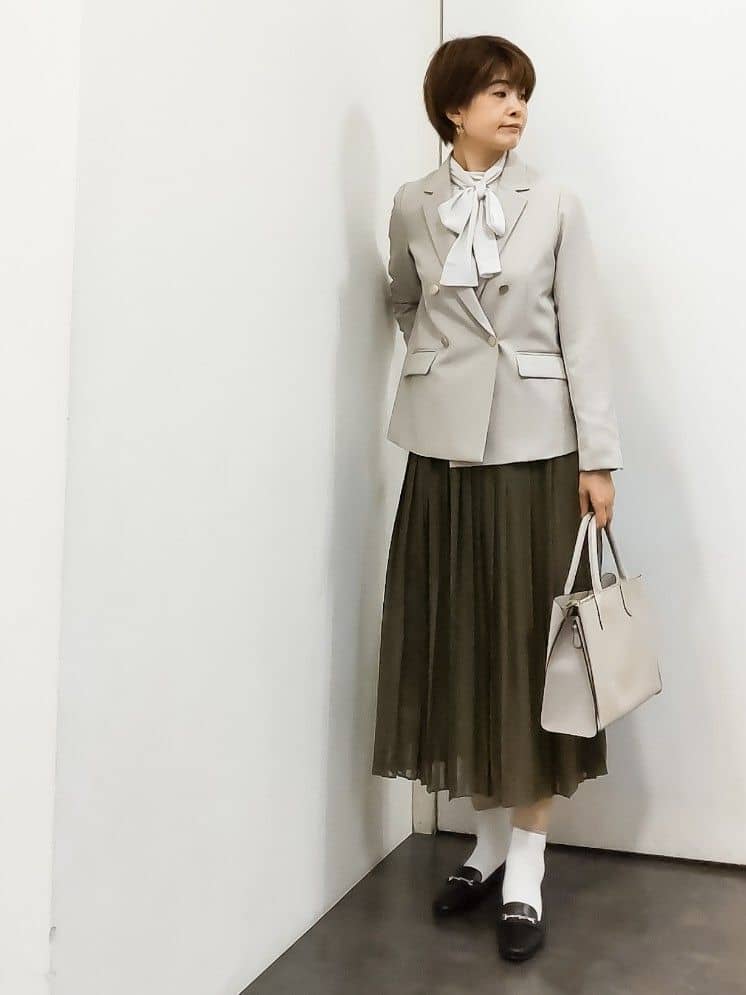 やまちゃんさんの「grove｜【カセット服】ダブルブレストテーラードジャケット」を使ったコーディネート