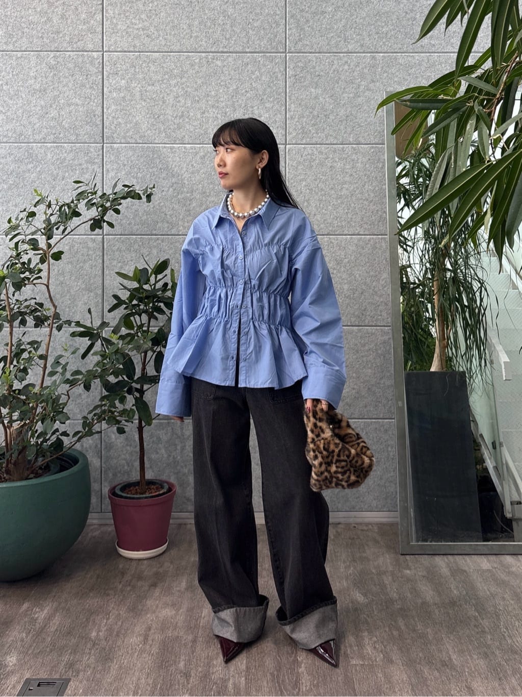 rinaさんの「INDIVI｜ロールアップデニム」を使ったコーディネート