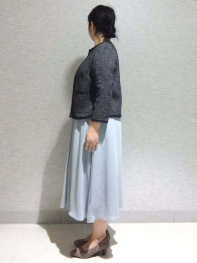 sakoさんの「Reflect｜【軽い着心地】メッシュツイードジャケット」を使ったコーディネート