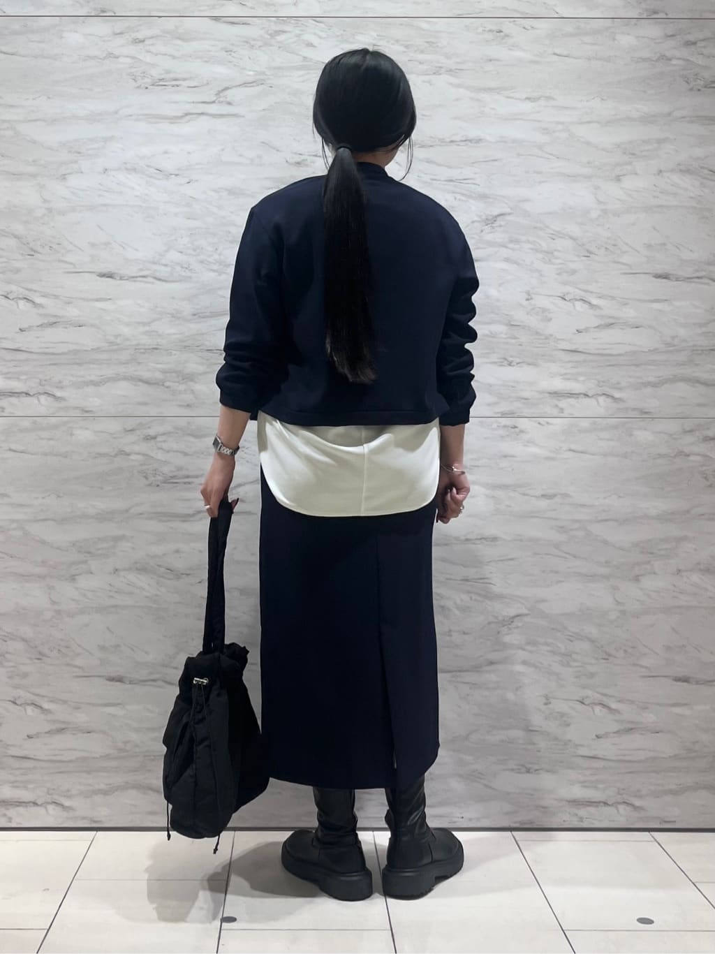 hasuさんの「INDIVI｜【洗える／UVケア／吸汗速乾】ジョーゼットライトブルゾン」を使ったコーディネート