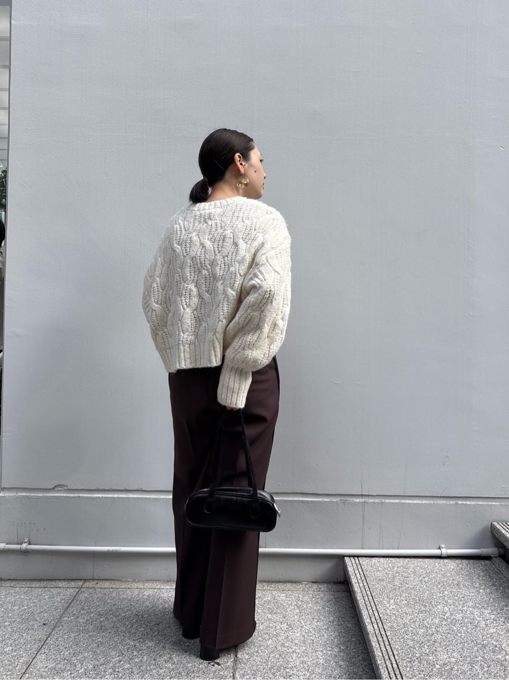 ayanoさんの「INDIVI｜Comfy SET UP｜イージーストレートワイドパンツ【セットアップ対応／通勤/カセット服】」を使ったコーディネート