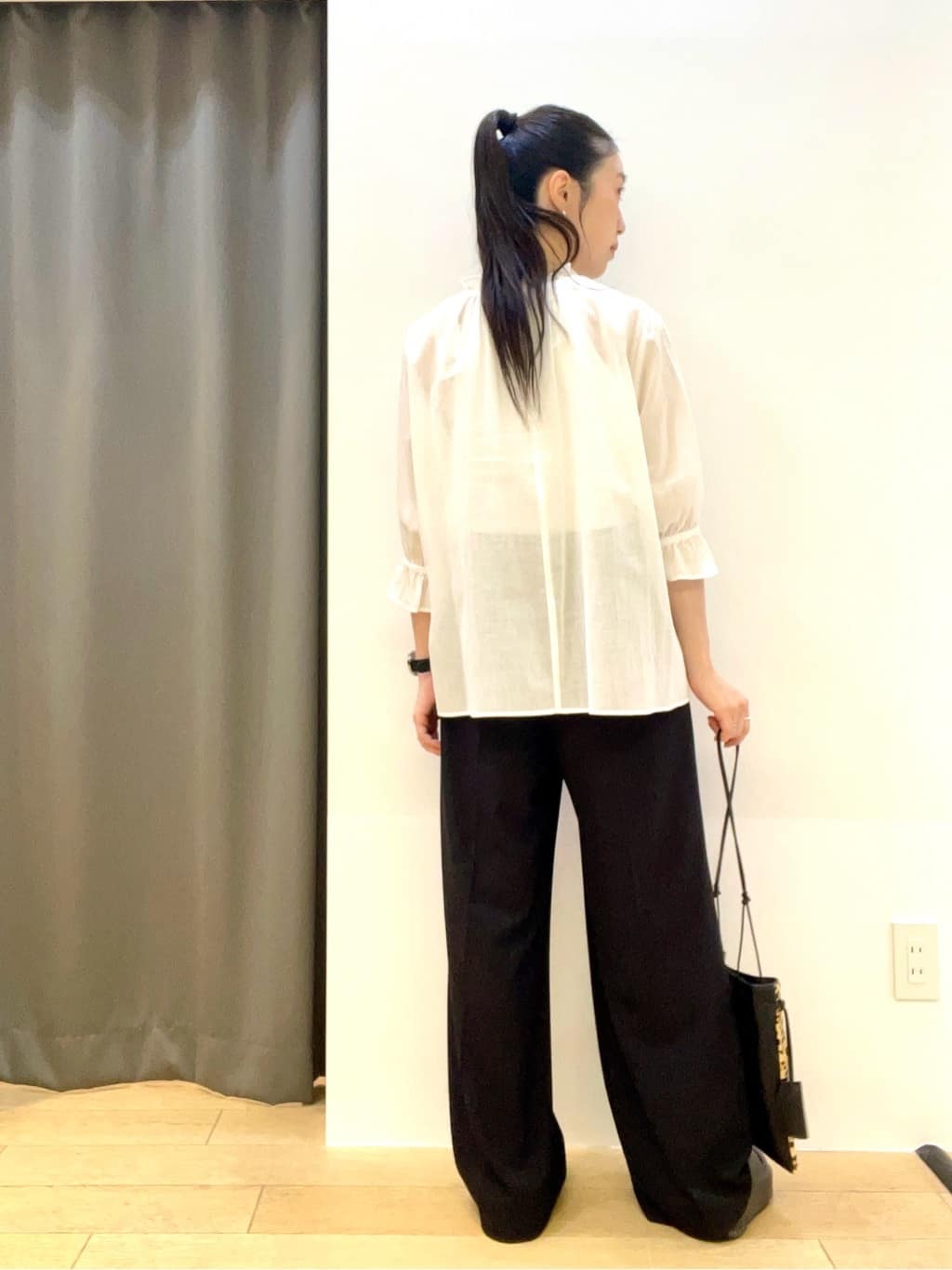 yukoさんの「INDIVI｜【洗える/コットン】ピンタックシアーブラウス」を使ったコーディネート