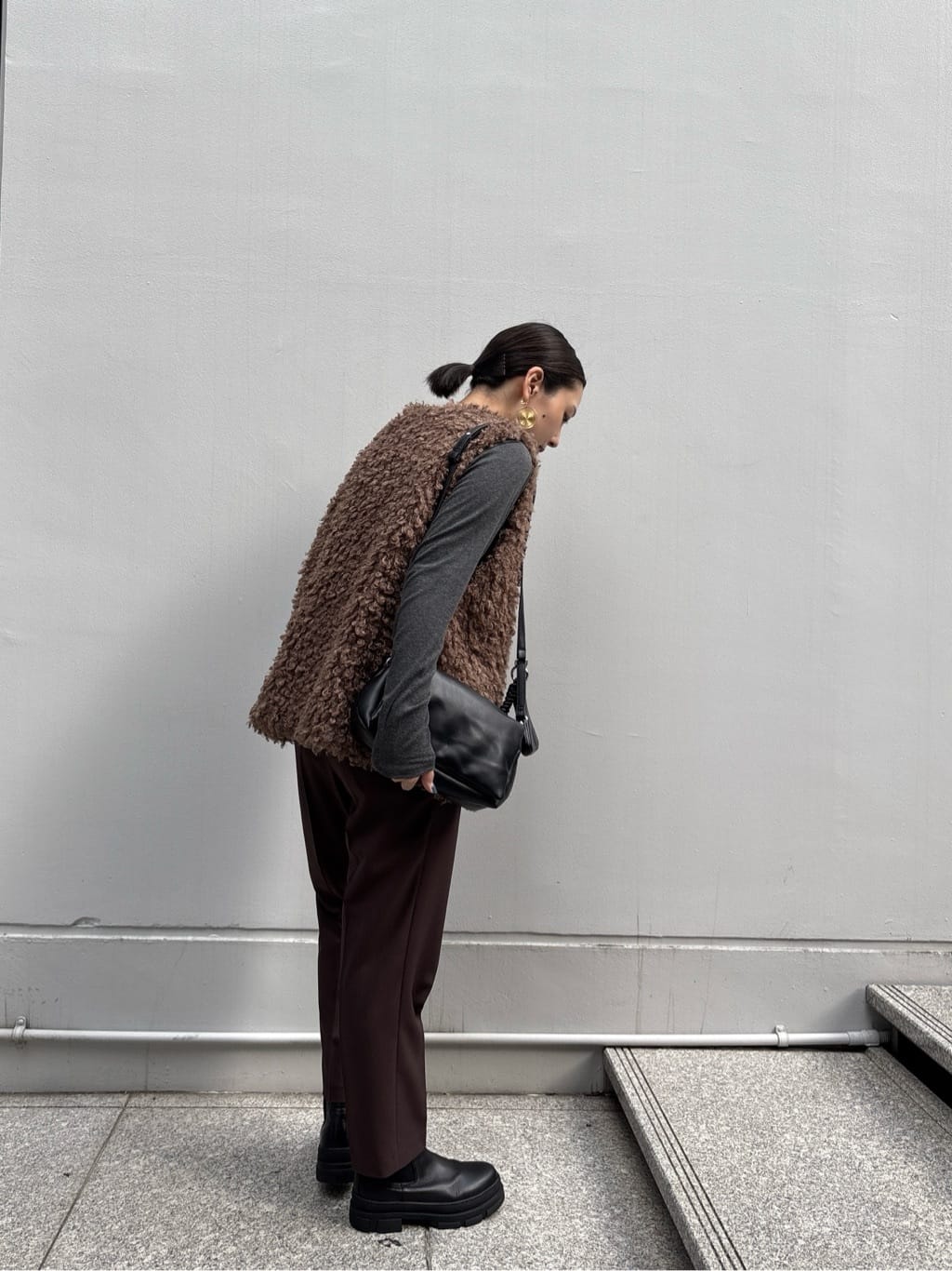 ayanoさんの「INDIVI｜Comfy SET UP｜イージーテーパードパンツ【セットアップ対応／通勤/カセット服】」を使ったコーディネート