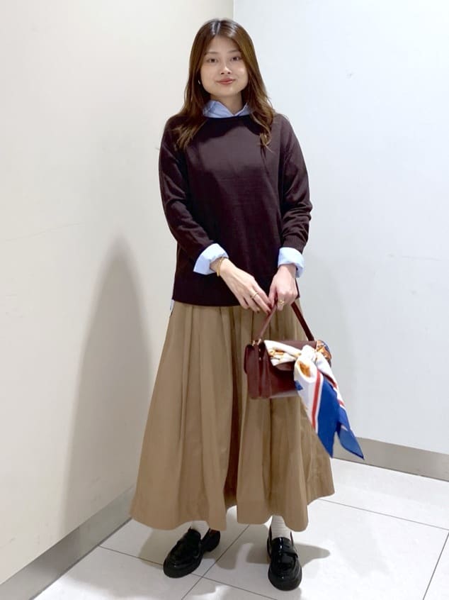 kanaさんの「UNTITLED｜【8色展開/体型カバー】魅せるタイムレスニット」を使ったコーディネート