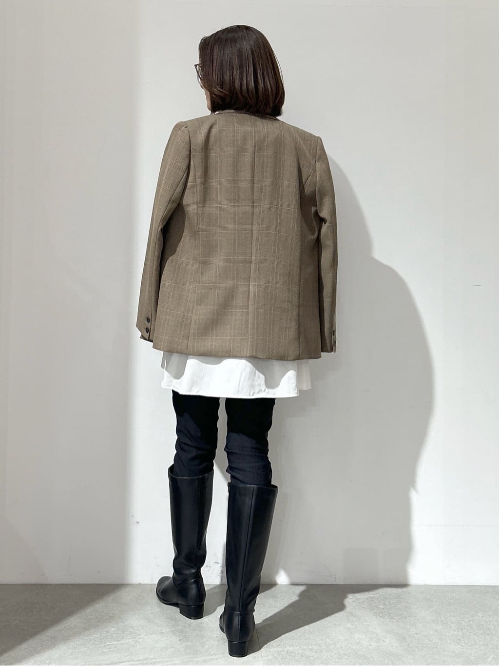 NAKAさんの「OPAQUE.CLIP｜プリーツキャンディスリーブブラウス【洗濯機洗い可】」を使ったコーディネート