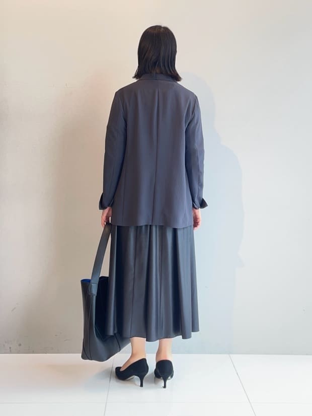murayamaさんの「INDIVI｜【軽く羽織れる！】ダブルジャケット」を使ったコーディネート