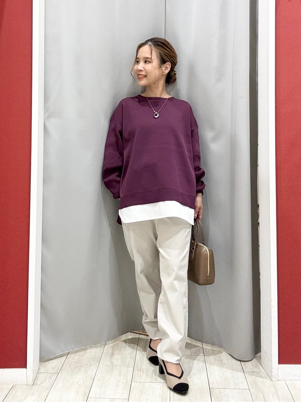 shioさんの「SHOO･LA･RUE｜【S-LL/洗濯機可】ぐんぐん伸びる ハイパースキニーパンツ」を使ったコーディネート