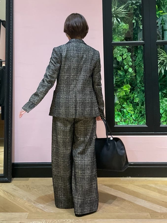 ogataさんの「DRESSTERIOR｜ループグレンチェックジャケット」を使ったコーディネート