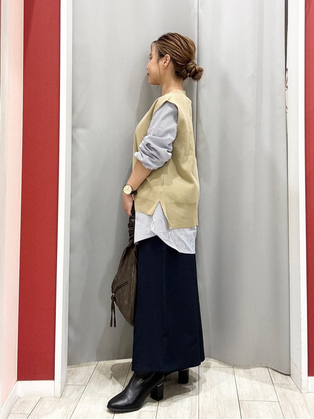 shioさんの「SHOO･LA･RUE｜ウエストまわりをすっきり魅せる デザインガウチョパンツ」を使ったコーディネート