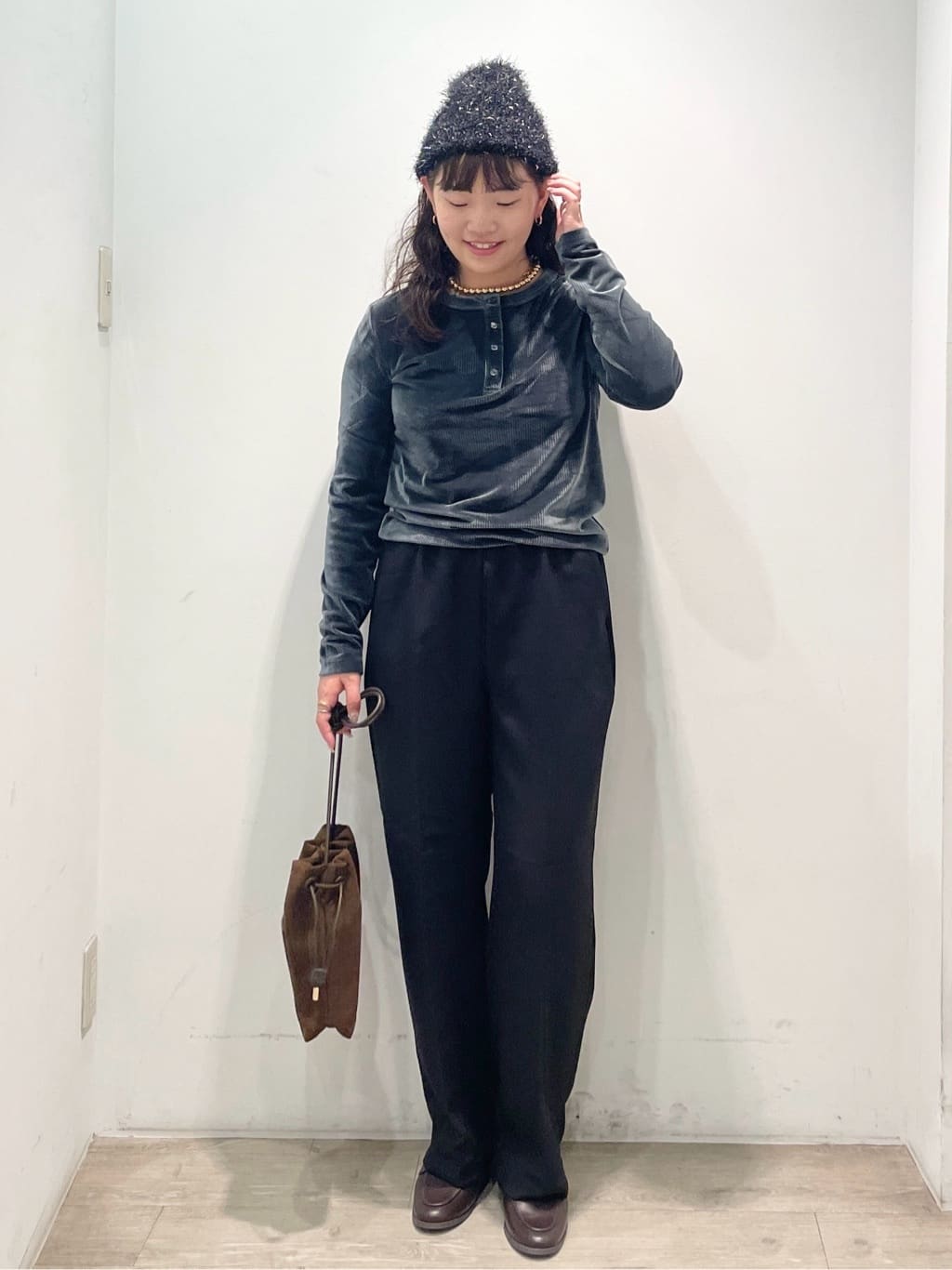sumicaさんの「OPAQUE.CLIP｜《SS-LLサイズ》ストレッチ美脚イージーワイドパンツ【防シワ／洗濯機洗い可】」を使ったコーディネート