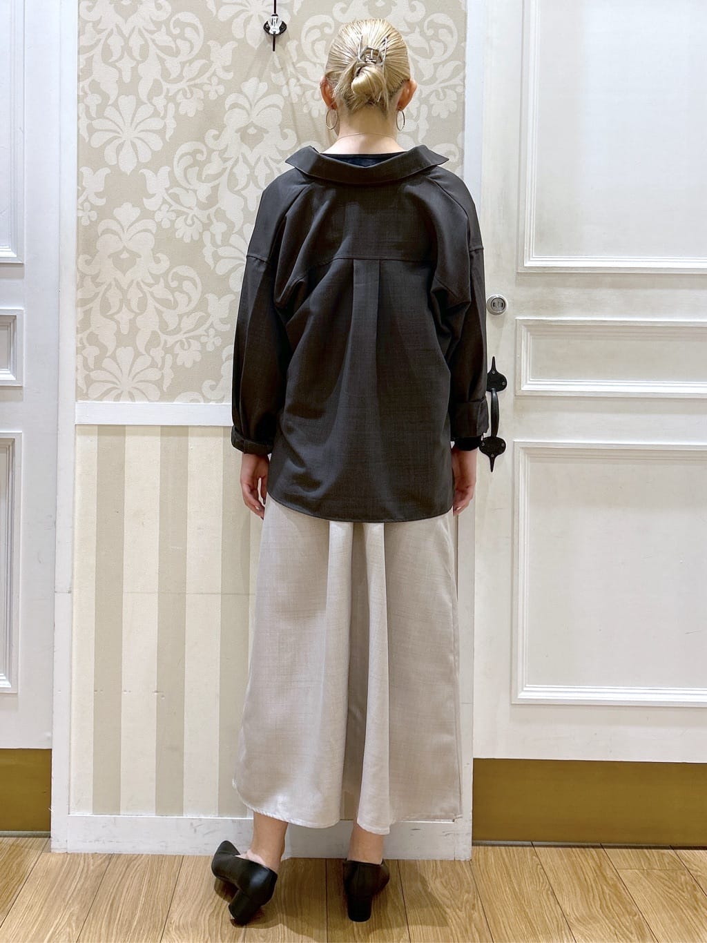 望 愛さんの「grove｜【カセット服】洗えるAラインキャミワンピース」を使ったコーディネート