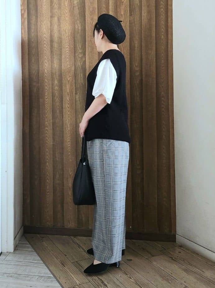 くまさんの「SHOO･LA･RUE｜【ひんやり/洗える/S-LL】袖ねじりシルケットトップス」を使ったコーディネート