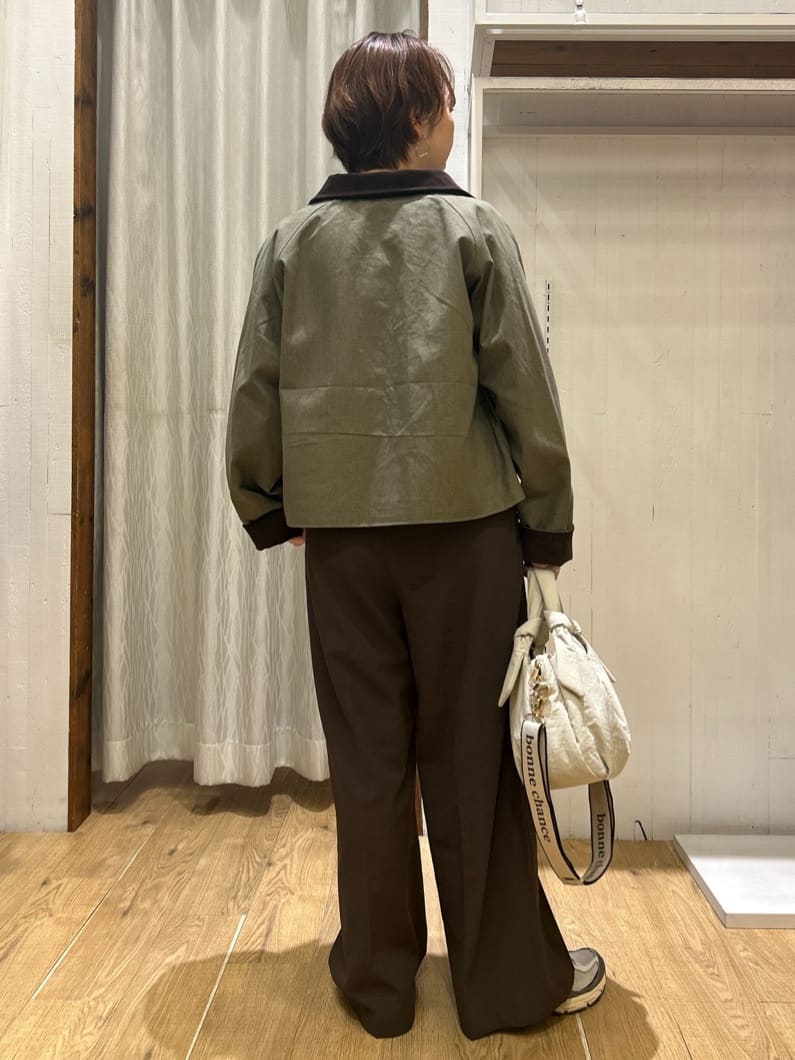 ga_riさんの「THE SHOP TK｜カバーオールジャケット【洗える】」を使ったコーディネート