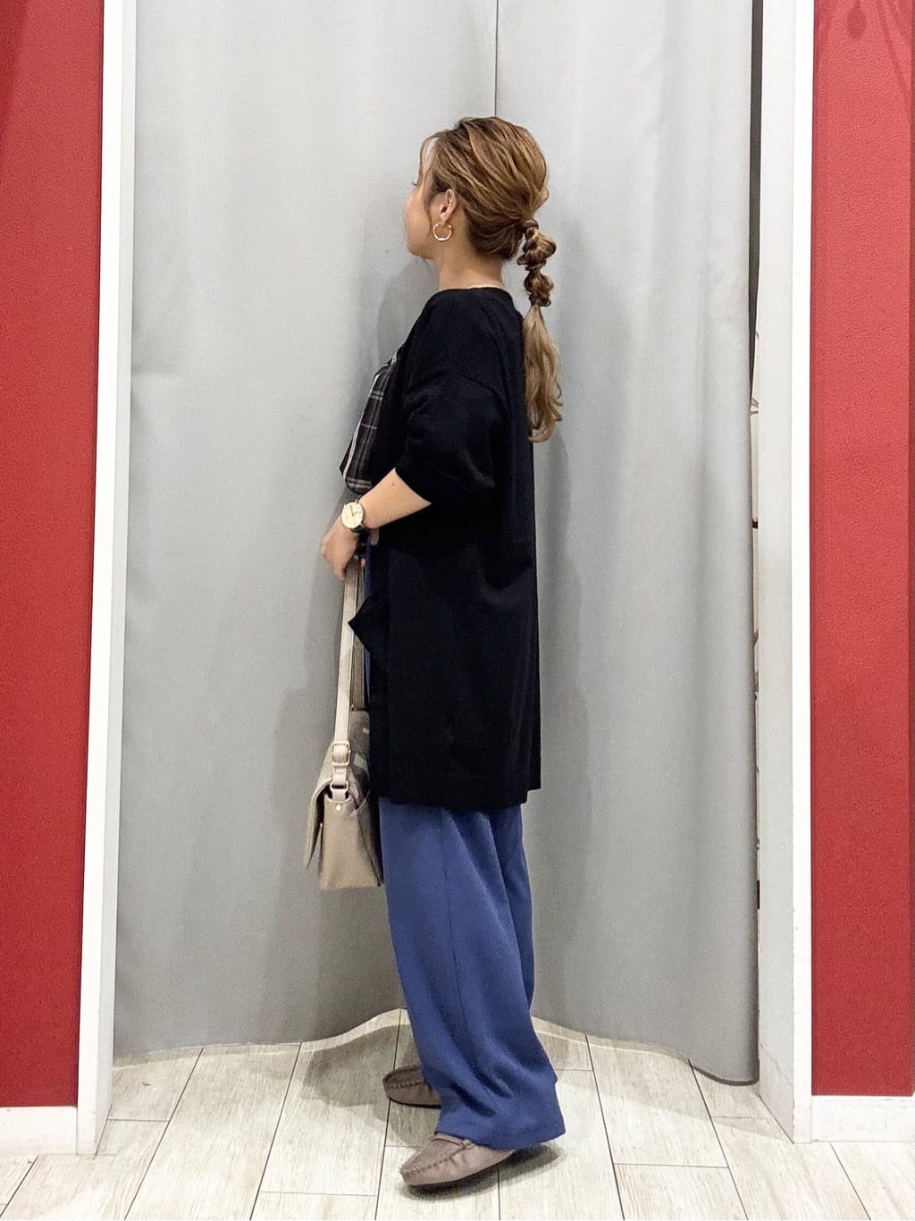 shioさんの「SHOO･LA･RUE｜【S-LL/5分袖】お袖タックできれいに魅せる 大人のチェックブラウス」を使ったコーディネート
