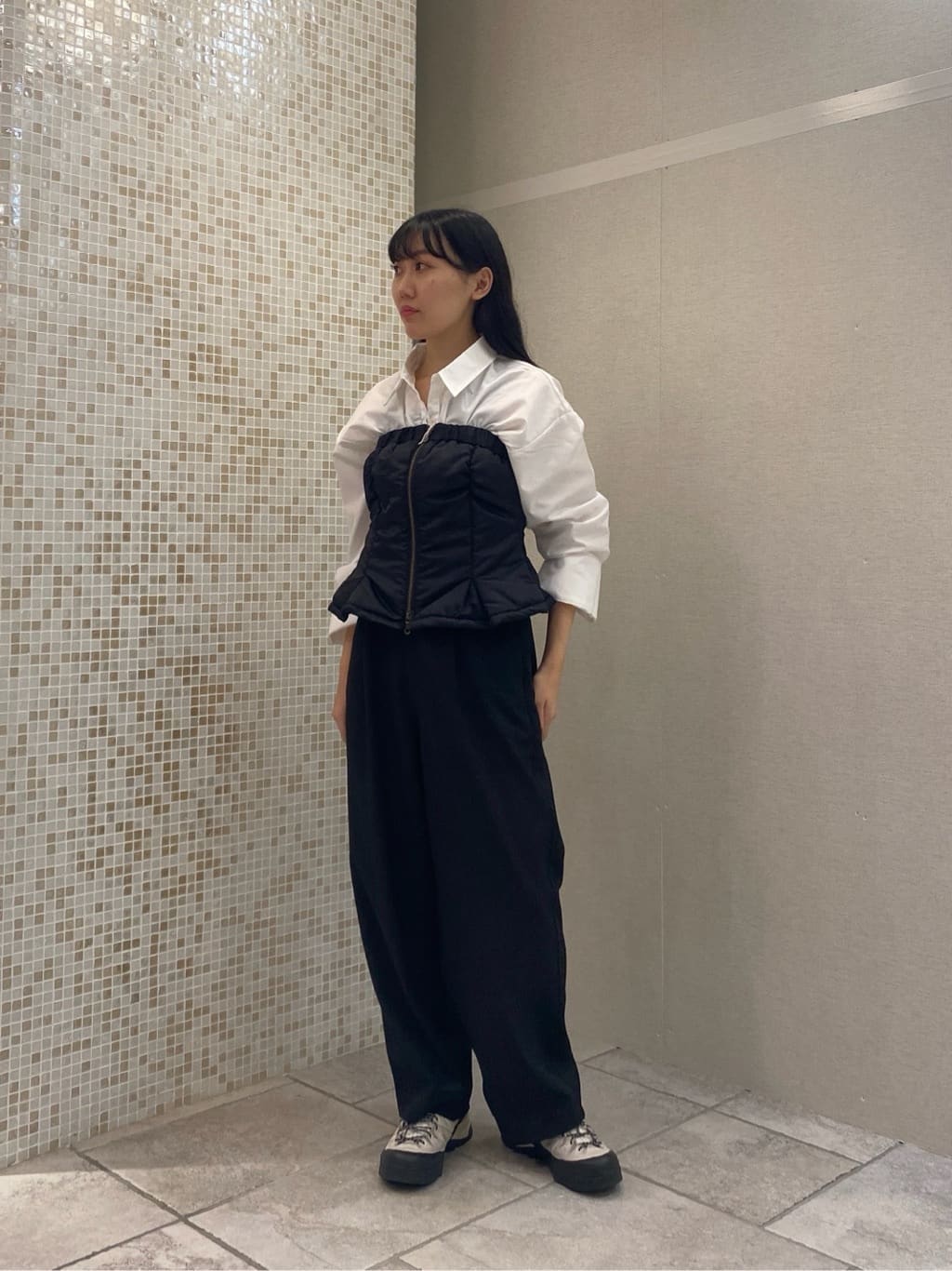 rinaさんの「INDIVI｜【MILLELA FIRENZE】ソフトレザーショルダーバッグ」を使ったコーディネート