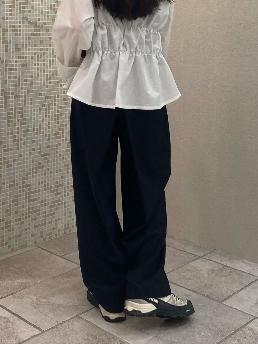 rinaさんの「INDIVI｜【MILLELA FIRENZE】ソフトレザーショルダーバッグ」を使ったコーディネート