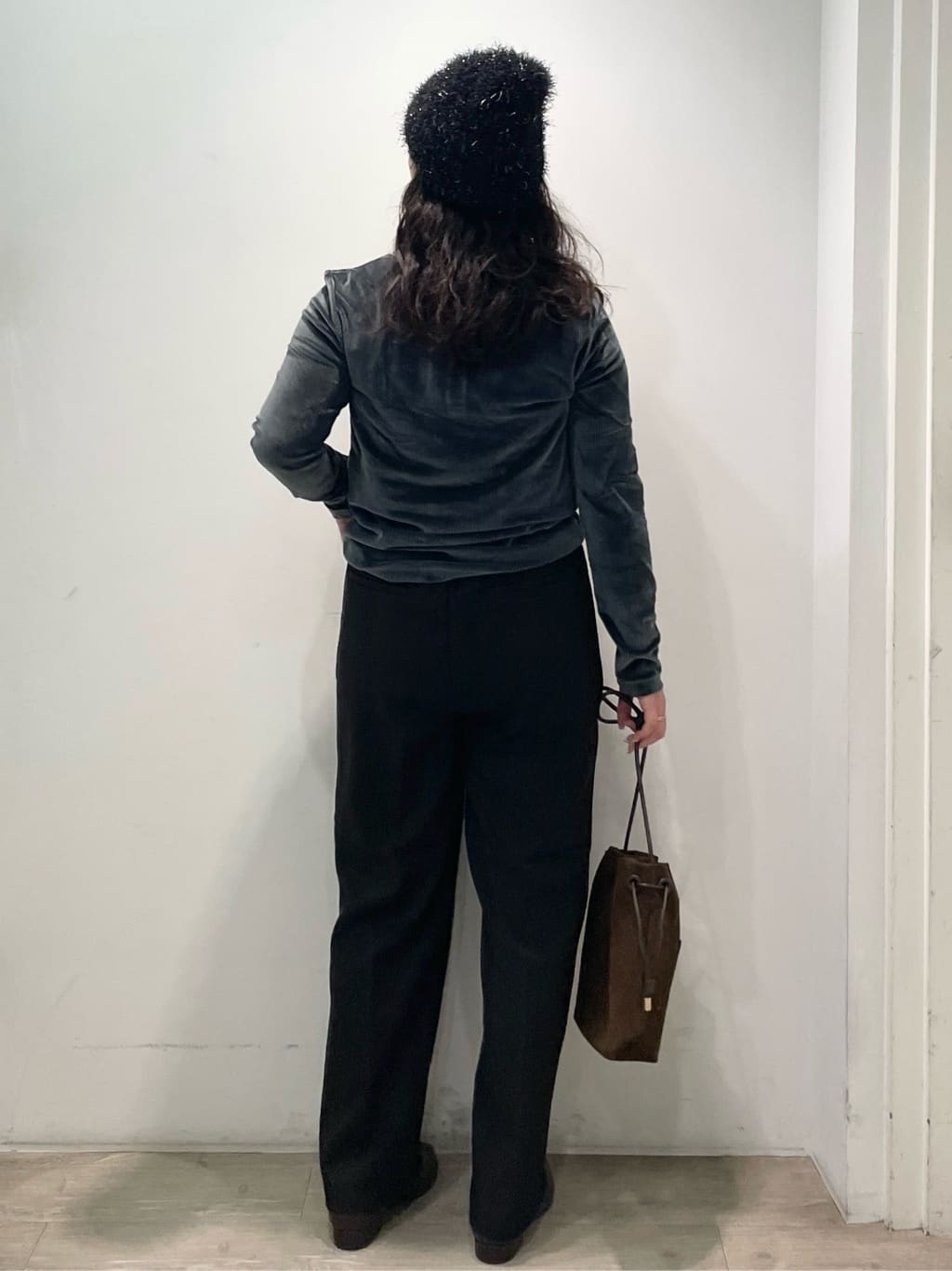 sumicaさんの「OPAQUE.CLIP｜《SS-LLサイズ》ストレッチ美脚イージーワイドパンツ【防シワ／洗濯機洗い可】」を使ったコーディネート