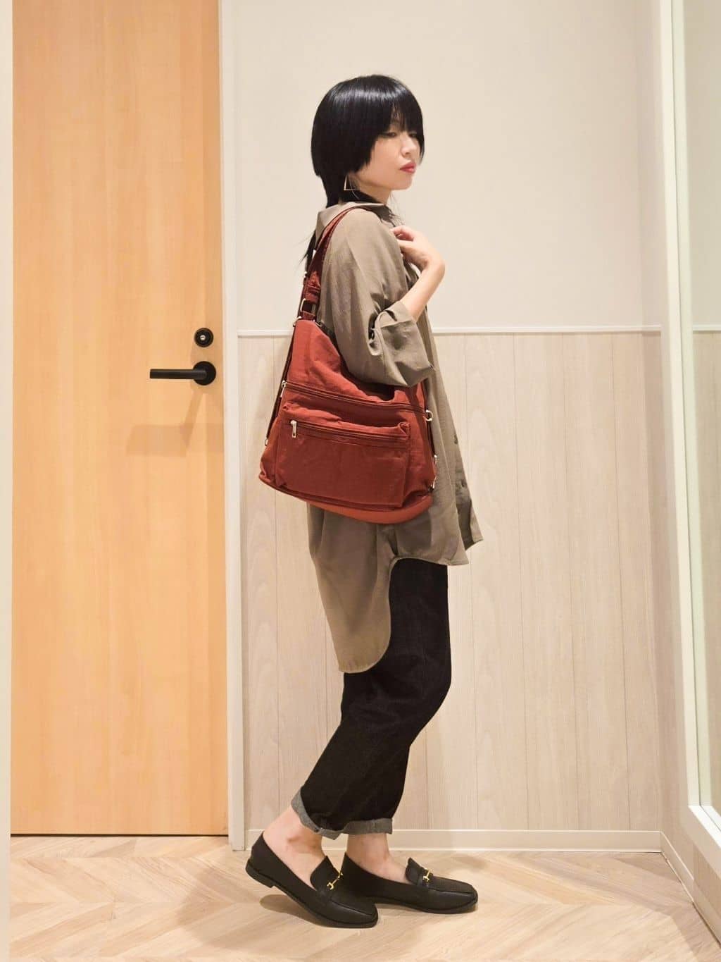 ＊yuki＊さんの「SHOO･LA･RUE｜【S-LL/汗ジミ軽減/ひんやり/UV】体型カバーに タック入りドルマントップス」を使ったコーディネート