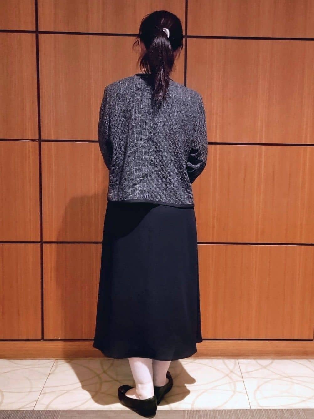 Kさんの「Reflect｜【軽い着心地】メッシュツイードジャケット」を使ったコーディネート