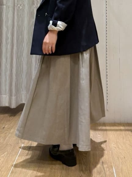 chさんの「THE SHOP TK｜【今羽織るなら】ダブルブレストジャケット【セットアップ可/洗える】」を使ったコーディネート