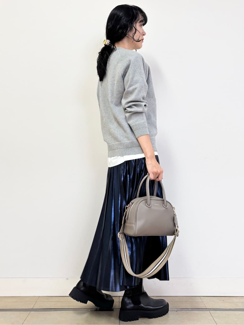 YOKOTAさんの「DRESSTERIOR｜◆【洗える/7色展開】ウォッシャブルコットンカシミヤニット」を使ったコーディネート