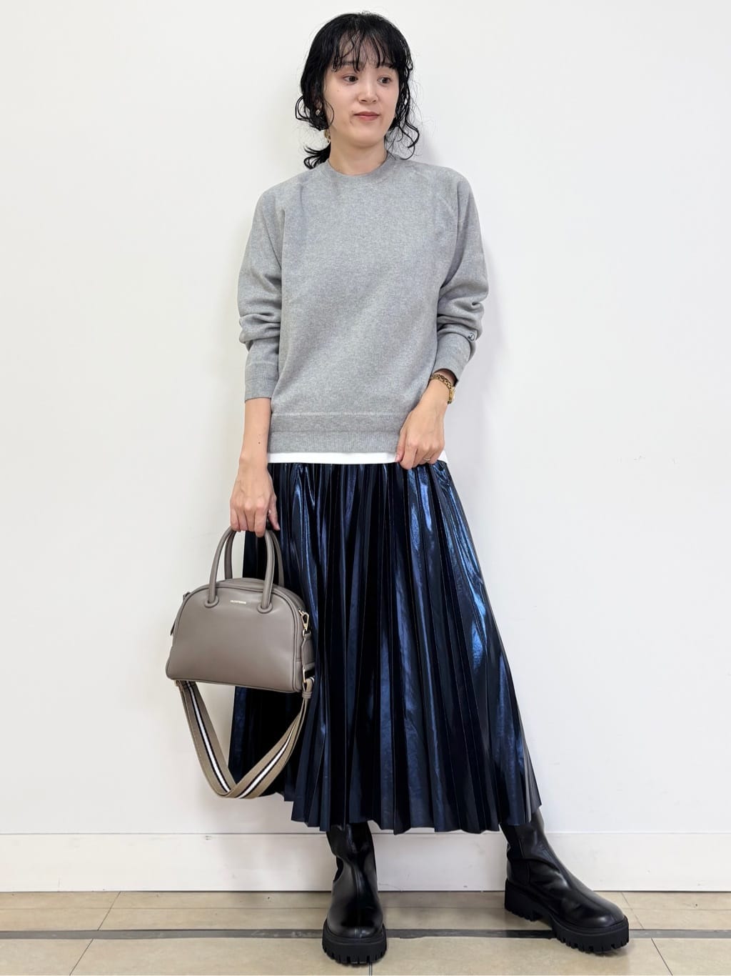 YOKOTAさんの「DRESSTERIOR｜◆【洗える/7色展開】ウォッシャブルコットンカシミヤニット」を使ったコーディネート