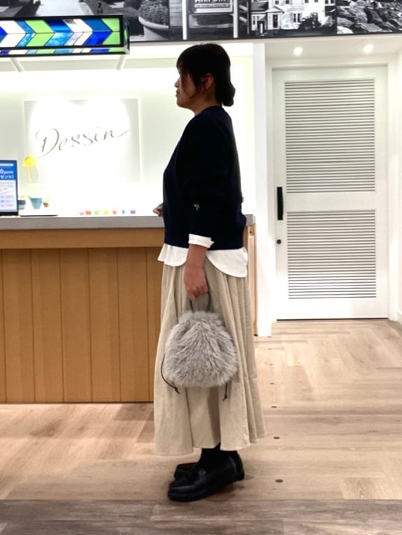 rinさんの「Dessin｜【美シルエット/洗える】切替カットソー」を使ったコーディネート