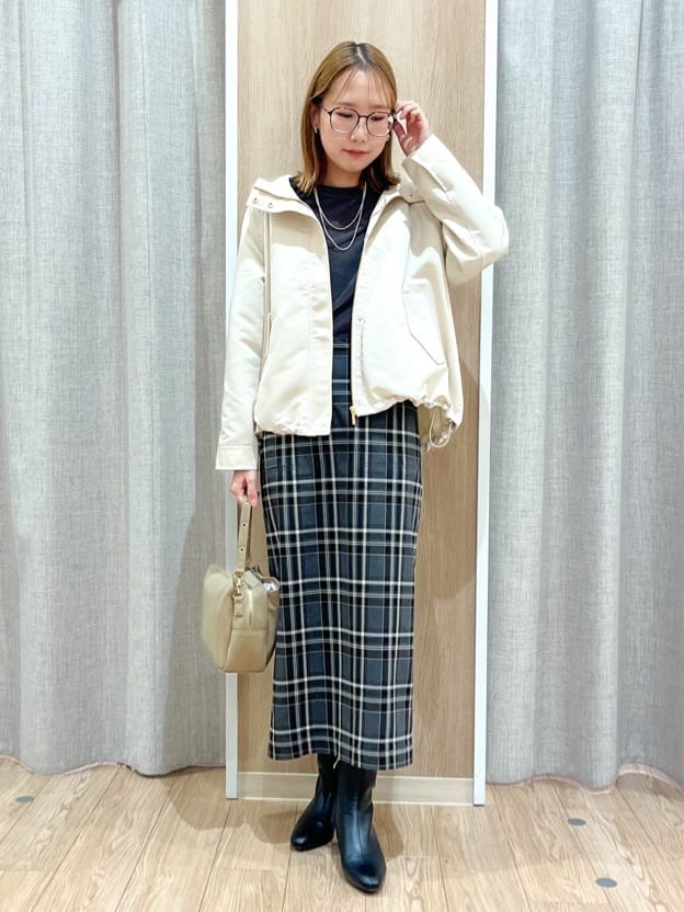 みーちゃんさんの「grove｜【名品アウター/3WAY・はっ水】ボアライナー付マウンテンパーカ」を使ったコーディネート