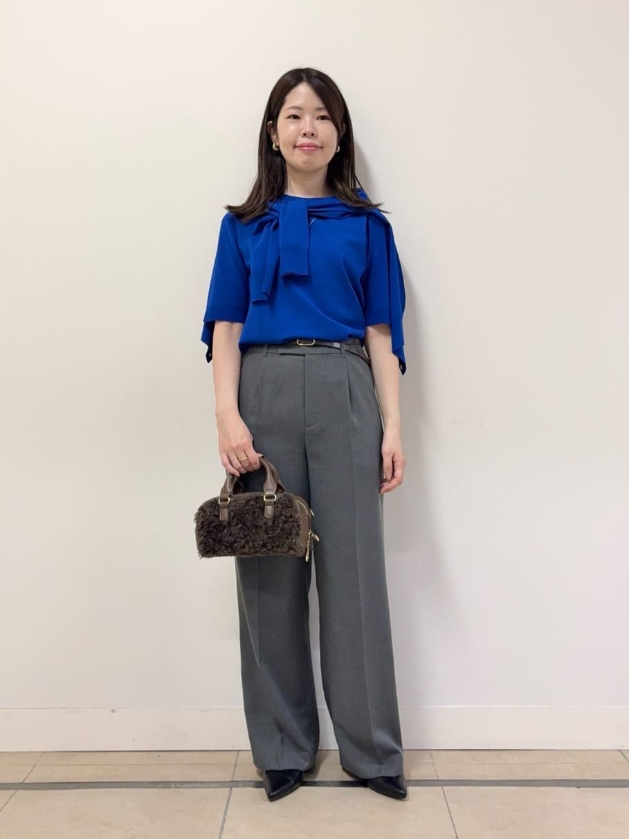 asamiさんの「UNTITLED｜【アンサンブル可/薄手/洗える】5分袖クルーニット」を使ったコーディネート