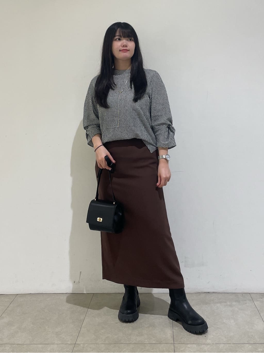 emikaさんの「INDIVI｜【UVケア／吸汗速乾】スリーブデザインブラウス」を使ったコーディネート