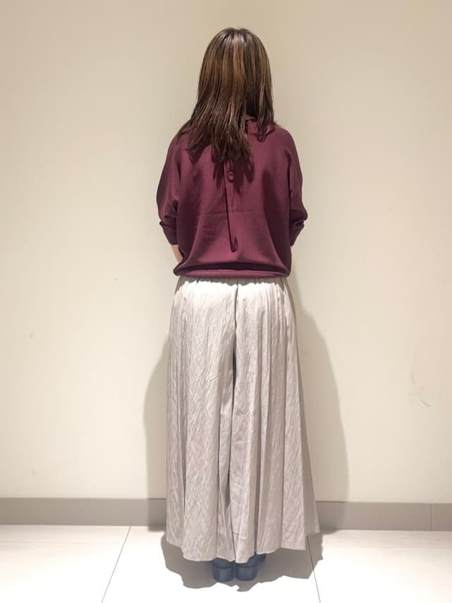 Liriさんの「Dessin｜【洗える】後ろボタンニットプルオーバー七分袖」を使ったコーディネート