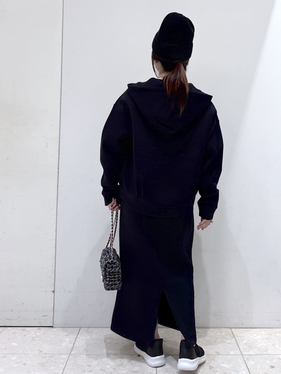 mameさんの「OPAQUE.CLIP｜フロッキーチュールTシャツ【洗濯機洗い可】」を使ったコーディネート