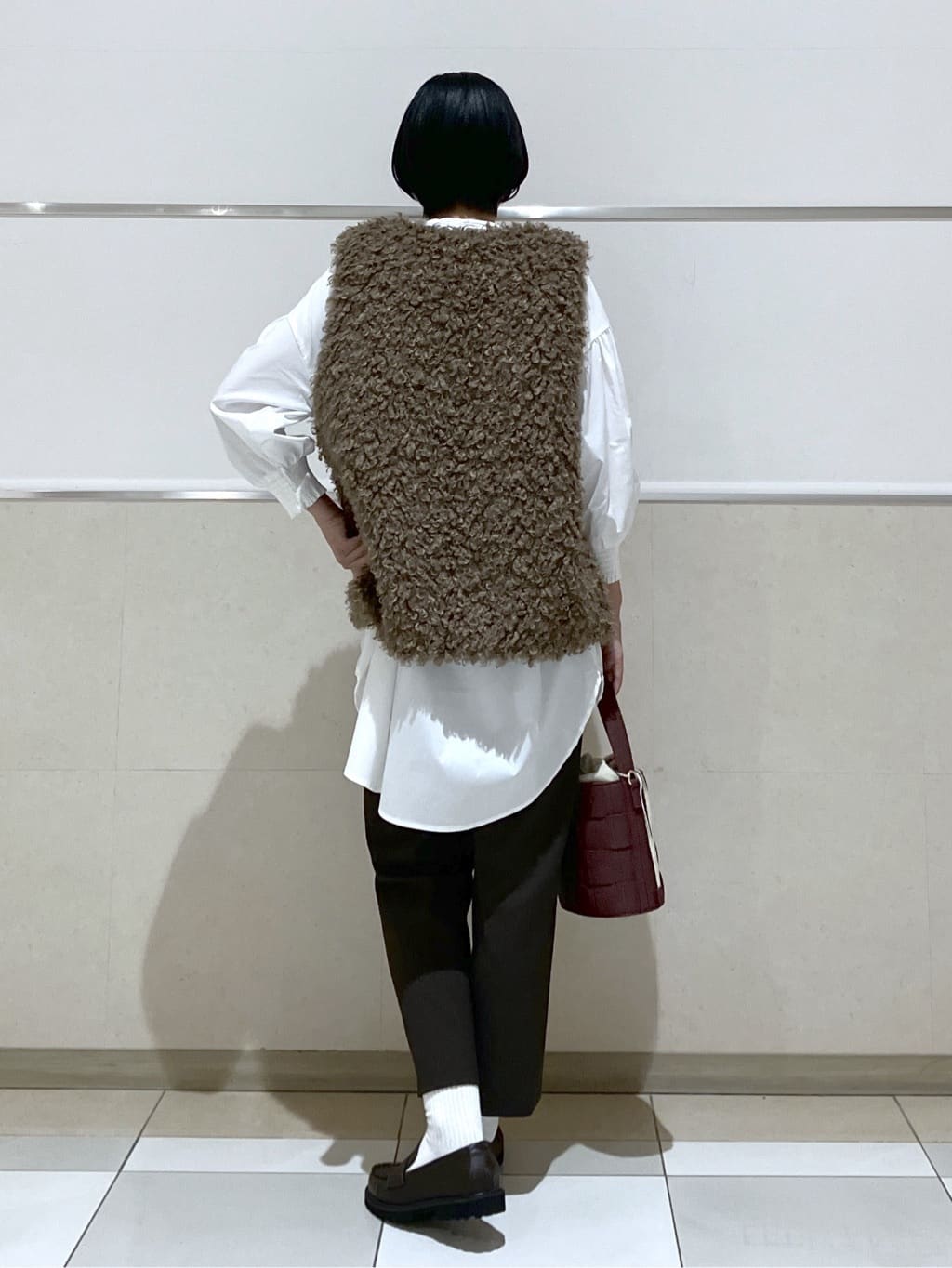 eriko さんの「Dessin｜【洗える】ラグランスリーブチュニックシャツ」を使ったコーディネート
