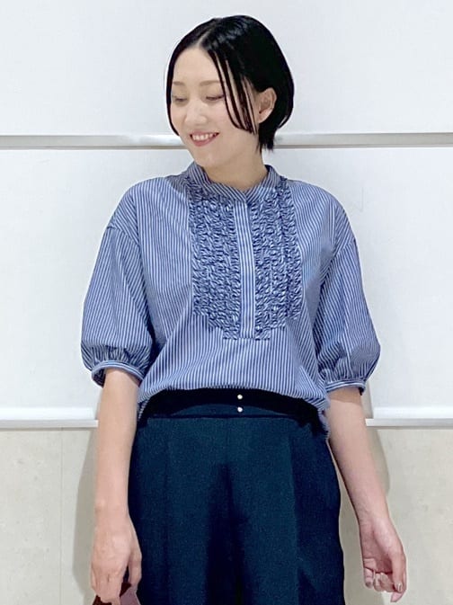 eriko さんの「Dessin｜【セットアップ可/洗える】スティックパンツ」を使ったコーディネート