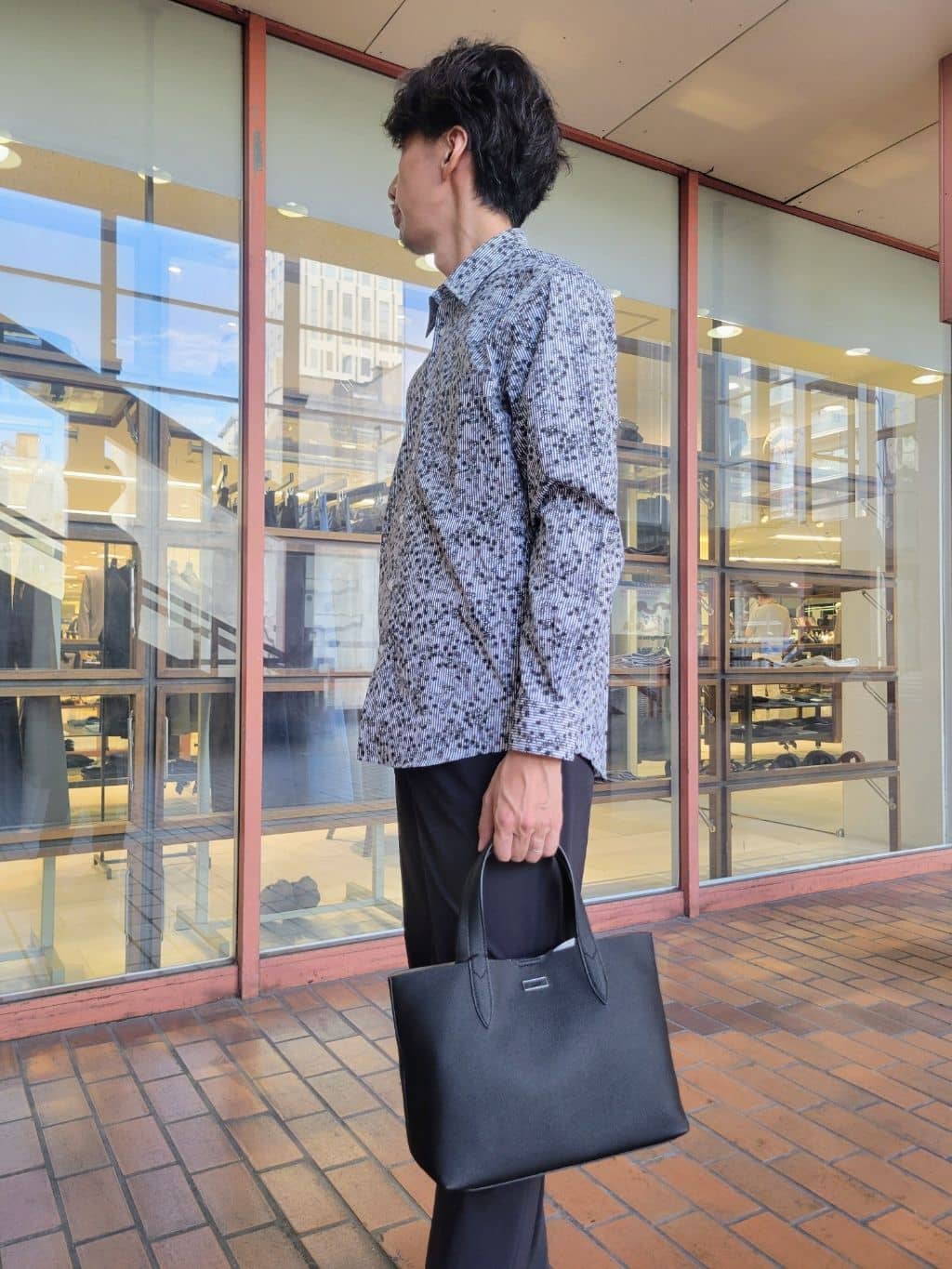 piroyaさんの「TAKEO KIKUCHI｜ストライプ小花 長袖シャツ」を使ったコーディネート