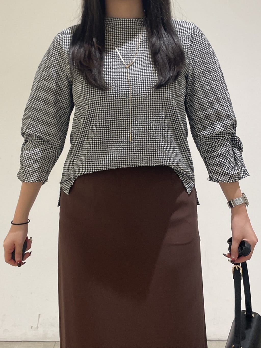 emikaさんの「INDIVI｜【UVケア／吸汗速乾】スリーブデザインブラウス」を使ったコーディネート