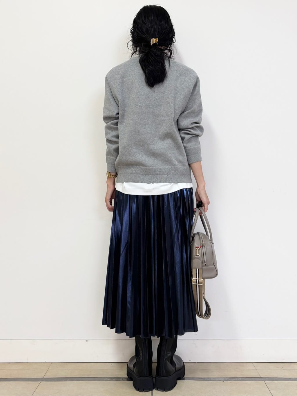 YOKOTAさんの「DRESSTERIOR｜◆【洗える/7色展開】ウォッシャブルコットンカシミヤニット」を使ったコーディネート