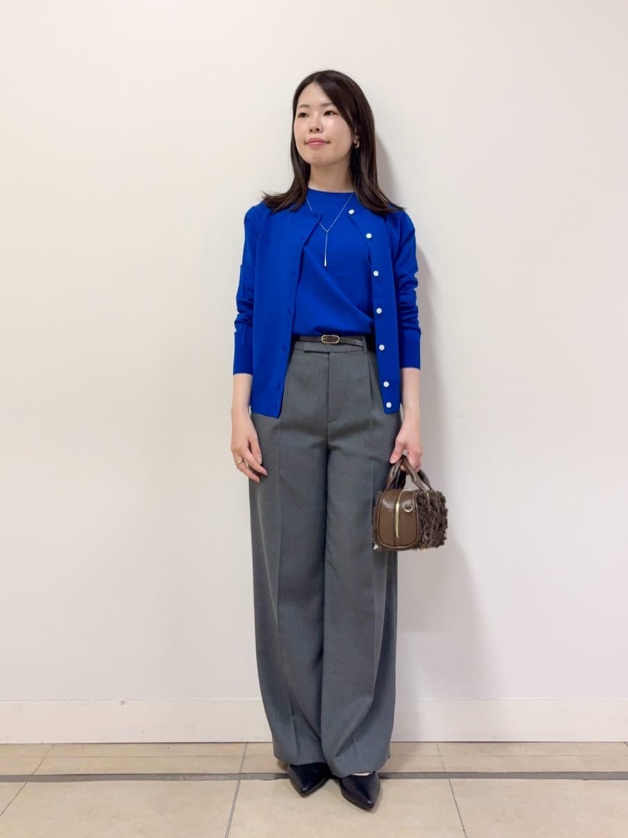 asamiさんの「UNTITLED｜【アンサンブル可/薄手/洗える】5分袖クルーニット」を使ったコーディネート