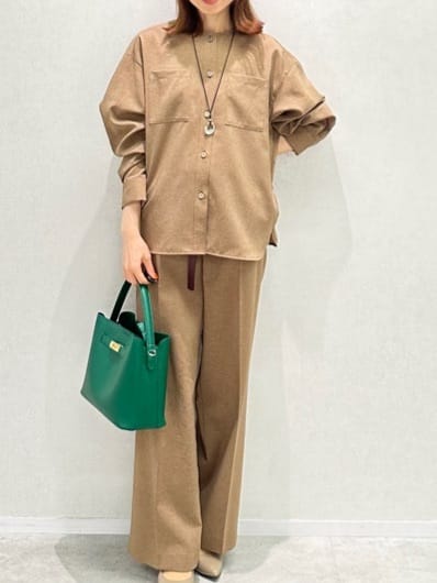 Miwaさんの「UNTITLED｜【UV/はっ水/セットアップ可】リラククールパンツ」を使ったコーディネート