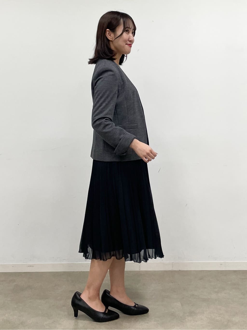 yukariさんの「Reflect｜【SS-4Lサイズ】匠ジャケット／ノーカラー」を使ったコーディネート