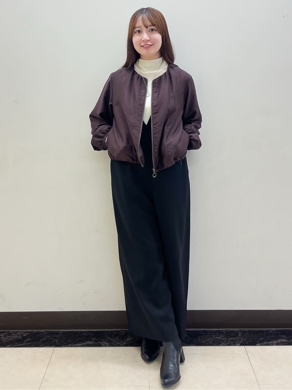 mikikoさんの「Reflect｜【レイヤードスタイルのインナーに◎】タートル&times;ラグランスリーブプルオーバー」を使ったコーディネート
