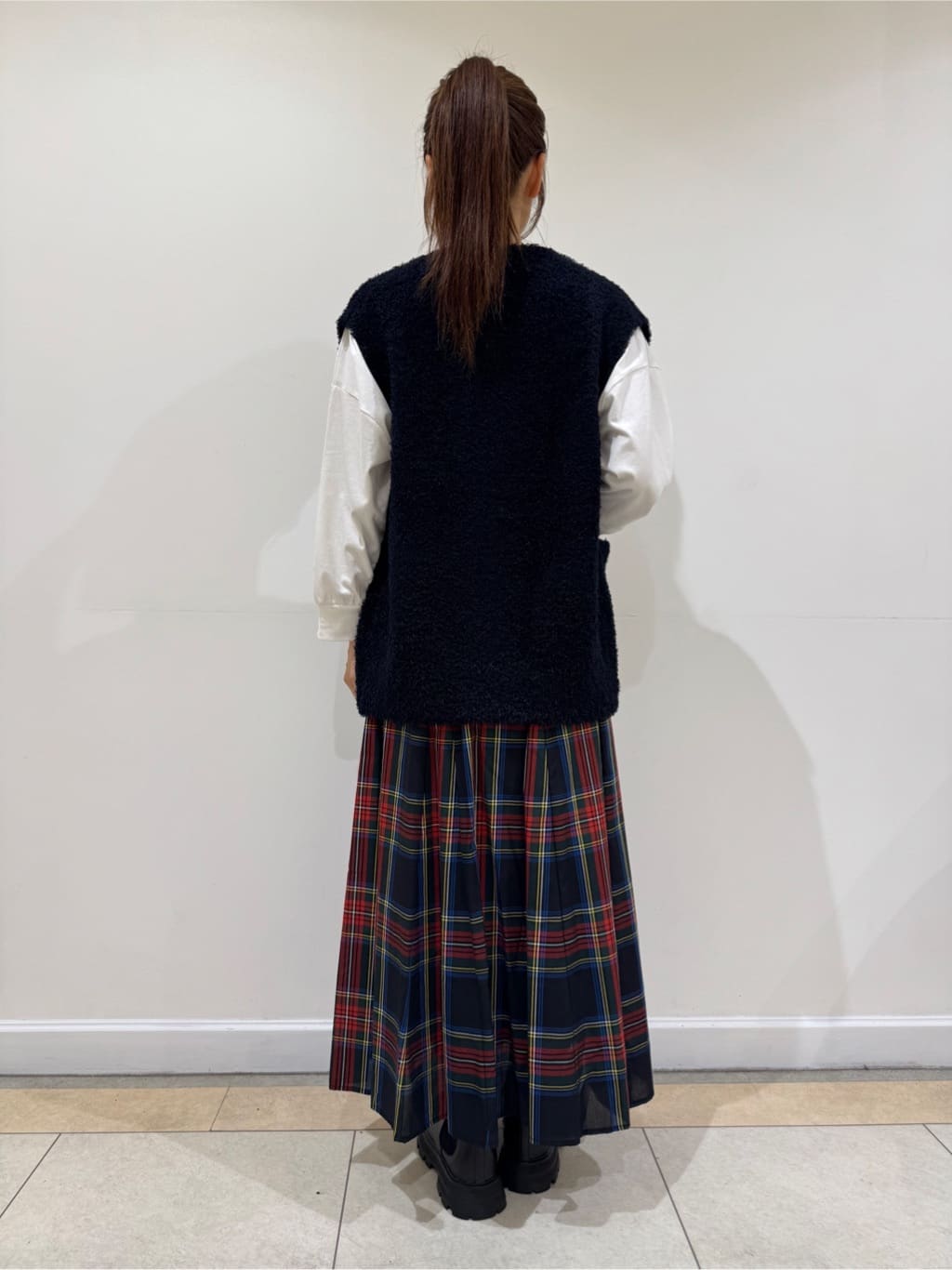 haruさんの「Dessin｜【洗える】箔プリントロングTシャツ」を使ったコーディネート