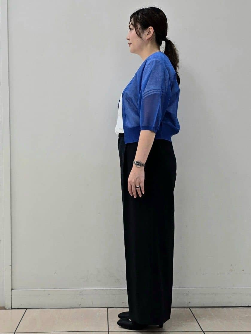 fkeさんの「Reflect｜【インナーにおすすめ◎】シアーネックデザインプルオーバー」を使ったコーディネート