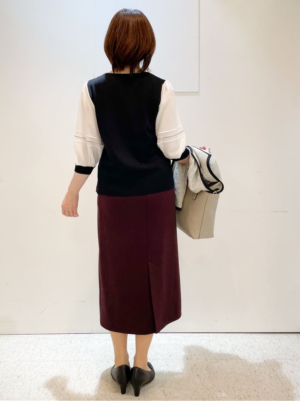 めいさんの「Reflect｜【すっきり見え／ウエスト総ゴム】ジャージナロースカート」を使ったコーディネート