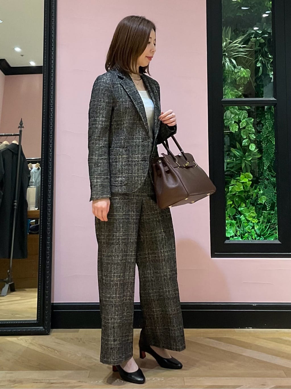maruさんの「DRESSTERIOR｜◆ループグレンチェックジャケット」を使ったコーディネート