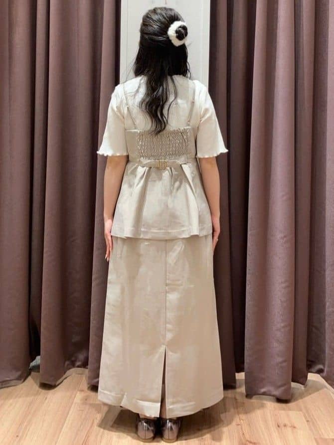 みちゃさんの「grove｜【カセット服】主役級キャミビスチェ」を使ったコーディネート